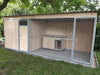 Hundezwinger 2 x 3 m mit Anbau 2 x 2 m