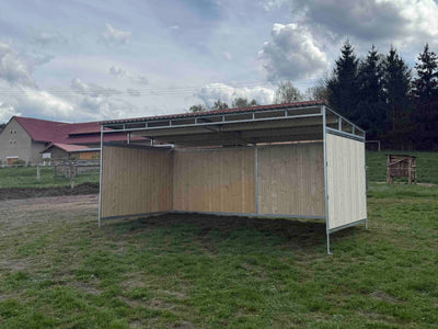 Dřevěný přístřešek pro koně 3 x 6 m