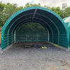 Planenunterstand für Pferde und Rinder 6 x 6 m