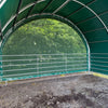 Planenunterstand für Pferde und Rinder 6 x 6 m