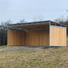 Dřevěný přístřešek pro koně 3 x 6 m